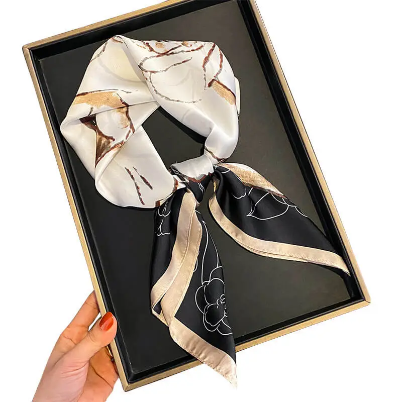 Imitatedsilk fabric Silk Scarf 70 x 70cm 36 主图 05 9