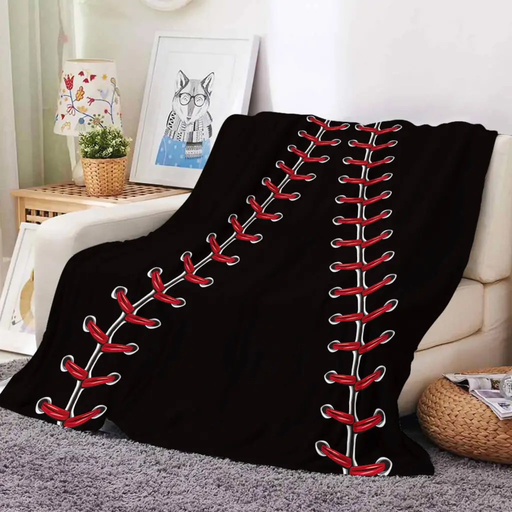 baseball sports sherpa blanket 1