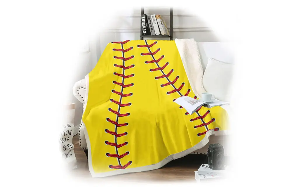 baseball sports sherpa blanket