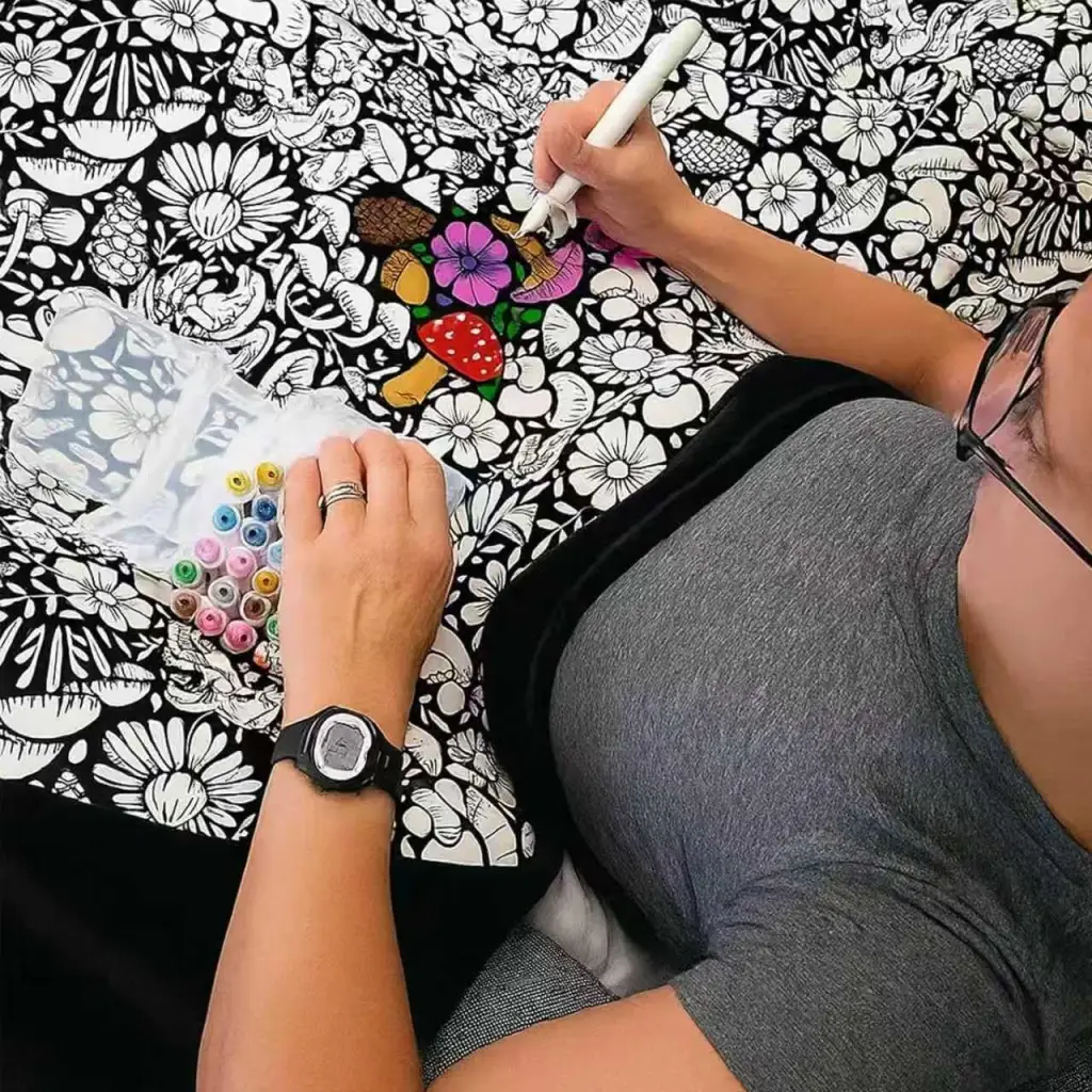 LEFOVS DIY COLORING BLANKET