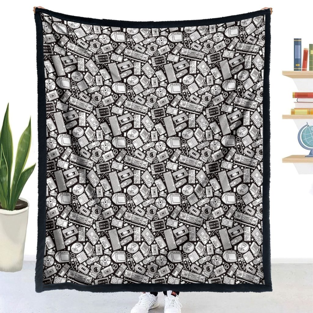 DIY Coloring Blanket - Retro Tech 4 THT03 Retro Tech 3